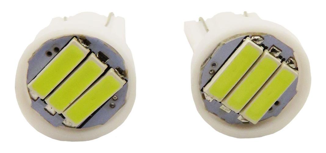 Par De Focos De Pellizco 3 Leds Grande Super Potente 12v