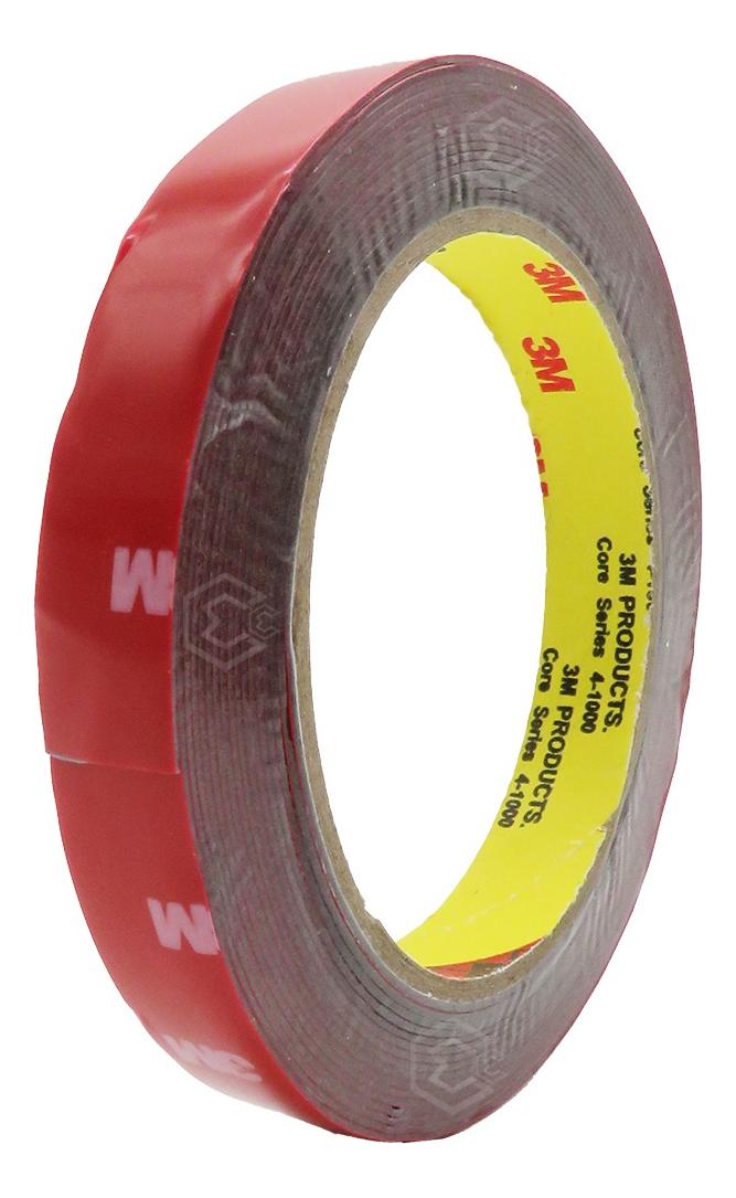 Rollo De Cinta Doble Cara Tipo 3m Pega Molduras 1.5cm X 5m