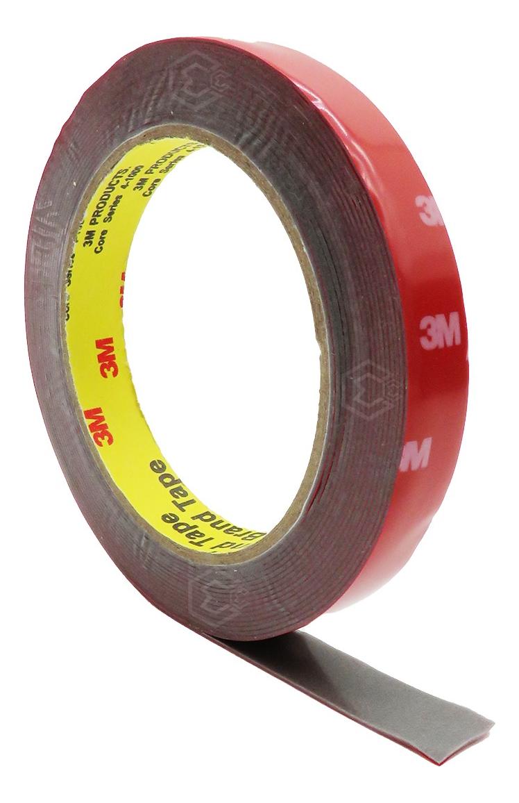 Rollo De Cinta Doble Cara Tipo 3m Pega Molduras 1.5cm X 5m