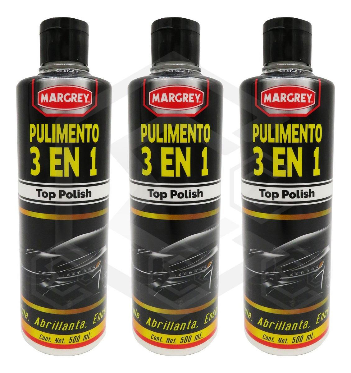 3abrillantador, Cera Y Pulimento 3 En 1 Polish Margrey 500ml