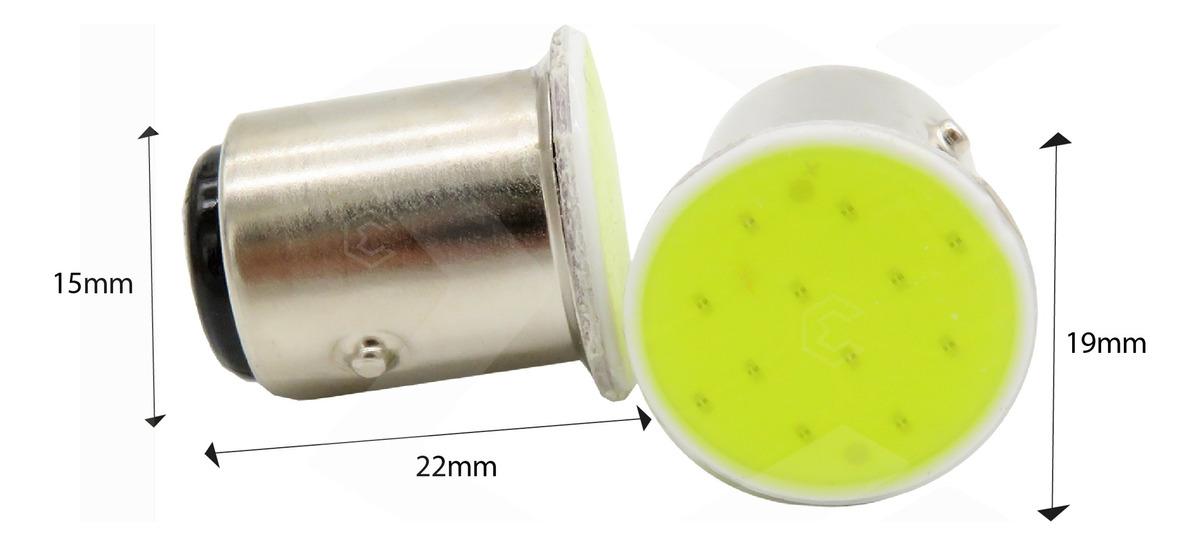 30 Focos 1156 1157 Led Cob Cuarto Stop Direccional Reversa