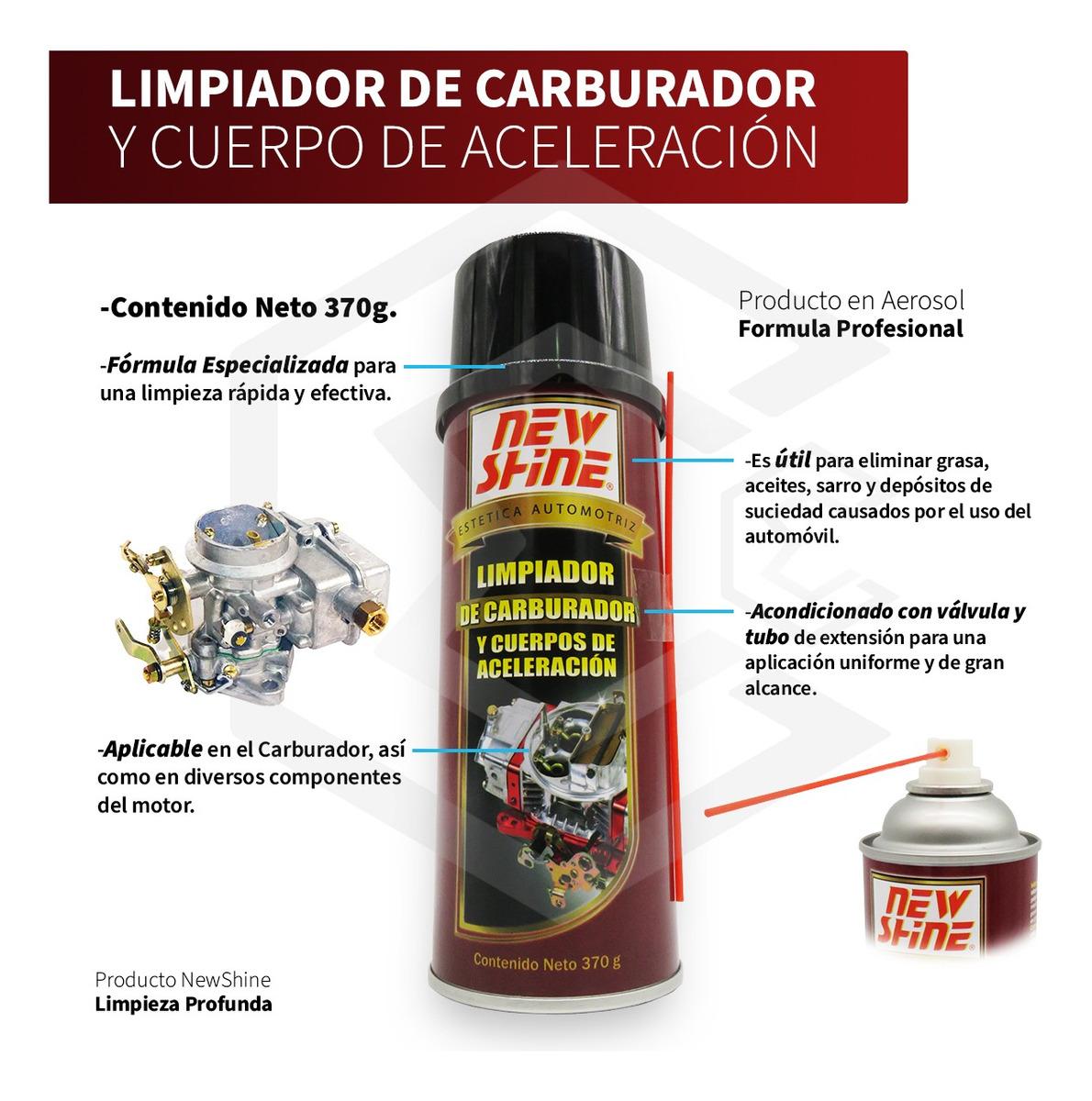 Limpiador De Carburador Carbuclean Cuerpo De Aceleracion T