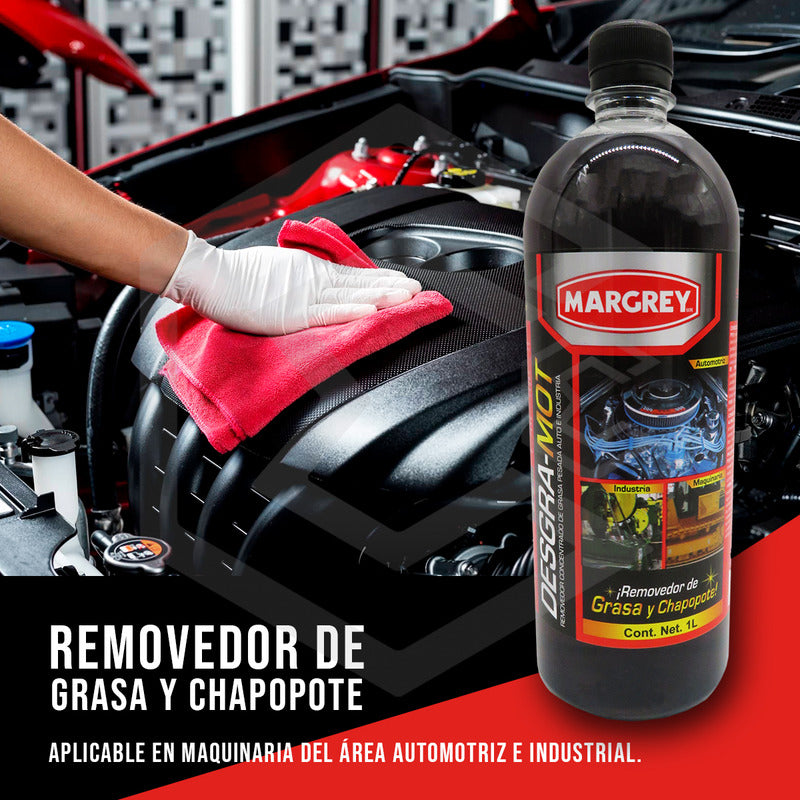 5 Desgramot 1lt Removedor Grasa Pesada Chapopote Margrey