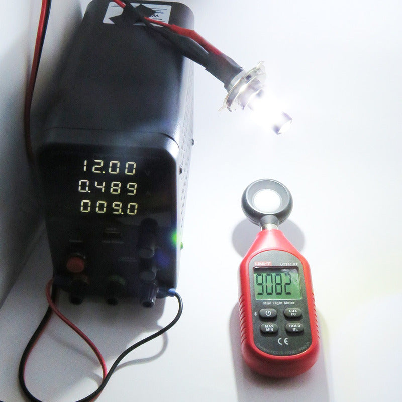 Foco Moto H4 47 Leds Cob Ba20d 3 Caras Lupa 9000lm Reales T H4
