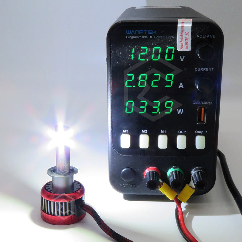 Kit 2 Focos Led H1 Csp Canbus Ventilador Alta Baja 16000lm H1