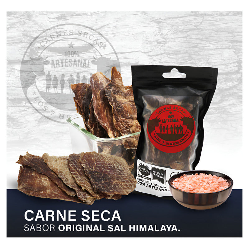 Carne Seca Laminada Artesanal De Res Sal Himalaya Snack 50g
