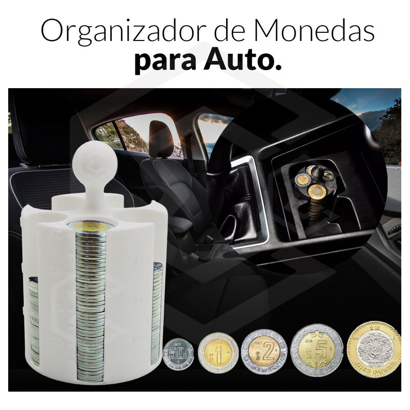 2 Porta Monedas Porta Vasos Auto Con Contador Taxi Uber Didi