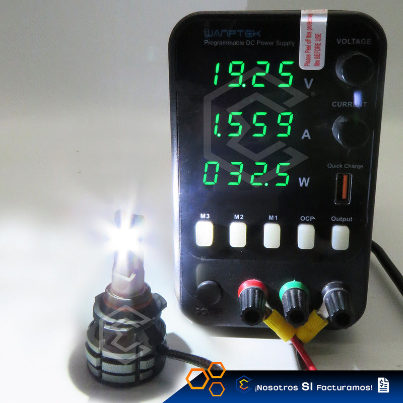 2 Focos Led 9006 Ventilador Alta Baja Tricolor 18000lm 12-24 9006