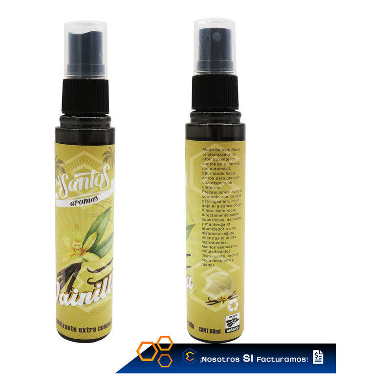 2 Aromatizante Botella Spray Liquido 60ml Auto Casa Ambiente