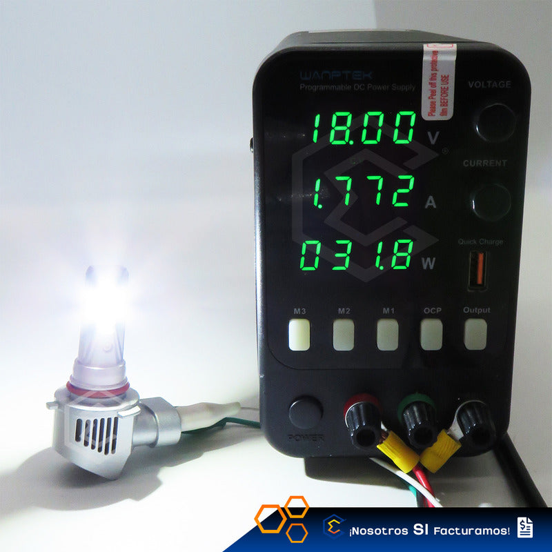 Kit 2 Focos 9005 12 Led Csp Chromite Alta Baja 31.8w 8,000lm 9005