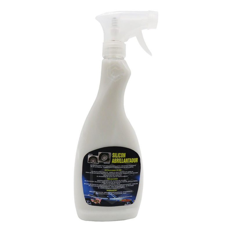 3 Silicón Abrillantador Tableros Llantas Brillo Intenso Pist Beige