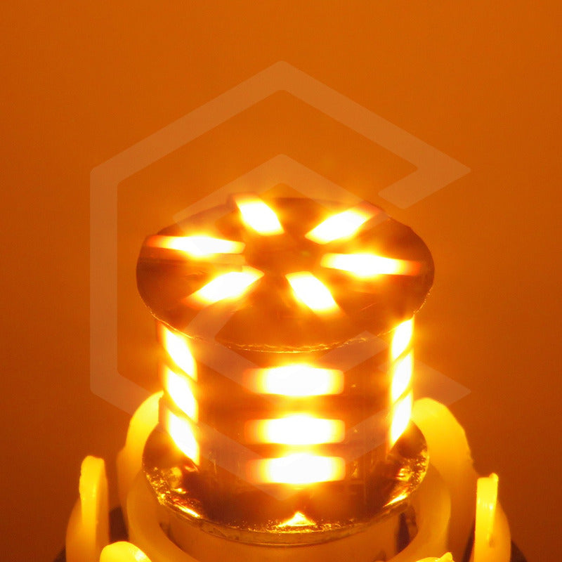 10 Focos 1156 21 Leds 1 Polo Con Estrobo Patas Parejas 12v