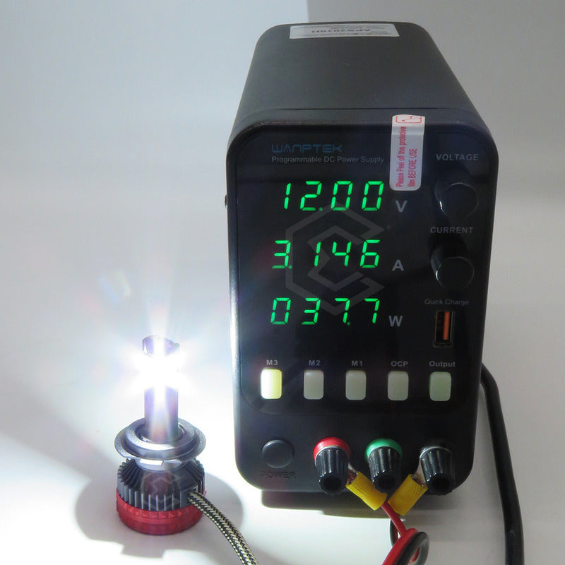 2 Focos H7 12 Leds Csp Bicolor Ventilador Alta Baja 14,000lm H7