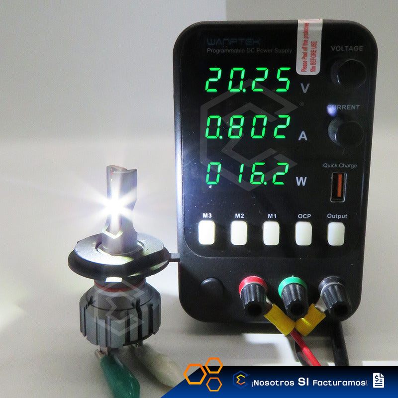 Kit Focos 24 Led H4 Alta Y Baja Plug And Play 10000lm 12-24v H4