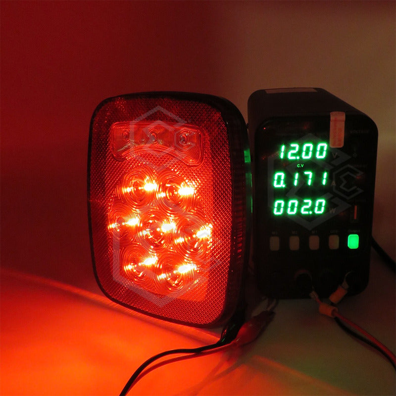 2 Plafón Calavera Tipo Jeep 10 Hiper Led Multifunción 12-24v