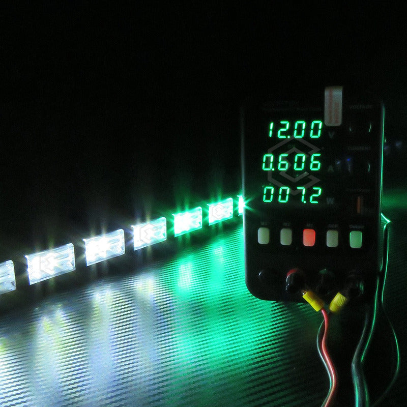 Barra 324 Led 19 Funciones 18 Módulos Bicolor Estrobo 12-24v