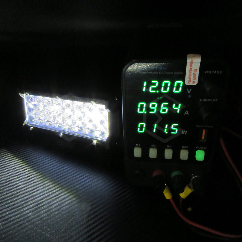 Faro Barra 48 Hiper Led Aux Bicolor Fijo Estrobo 6'' 12-24v
