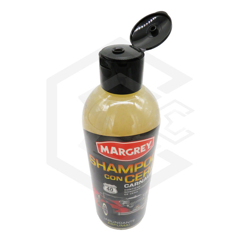 2 Shampoo Con Cera Autos Y Motos 1lt Alta Espuma Margrey
