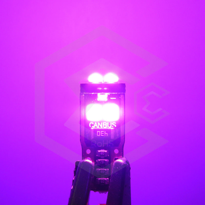Kit 10 Focos Pellizco 6 Led Burbuja Canbus Super Potente 12v