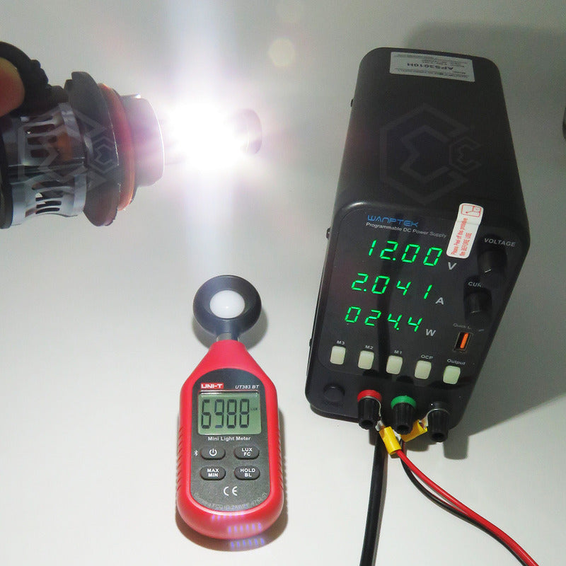 Kit Focos H8/h9/h11 Led Cob 10 Caras Ventilador Alta O Baja H8/h9/h11