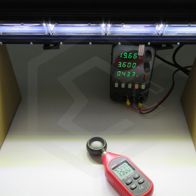 Barra Led 17.5'' Multicolor Fijo 4 Funcion Estrobo 12-24 4x4