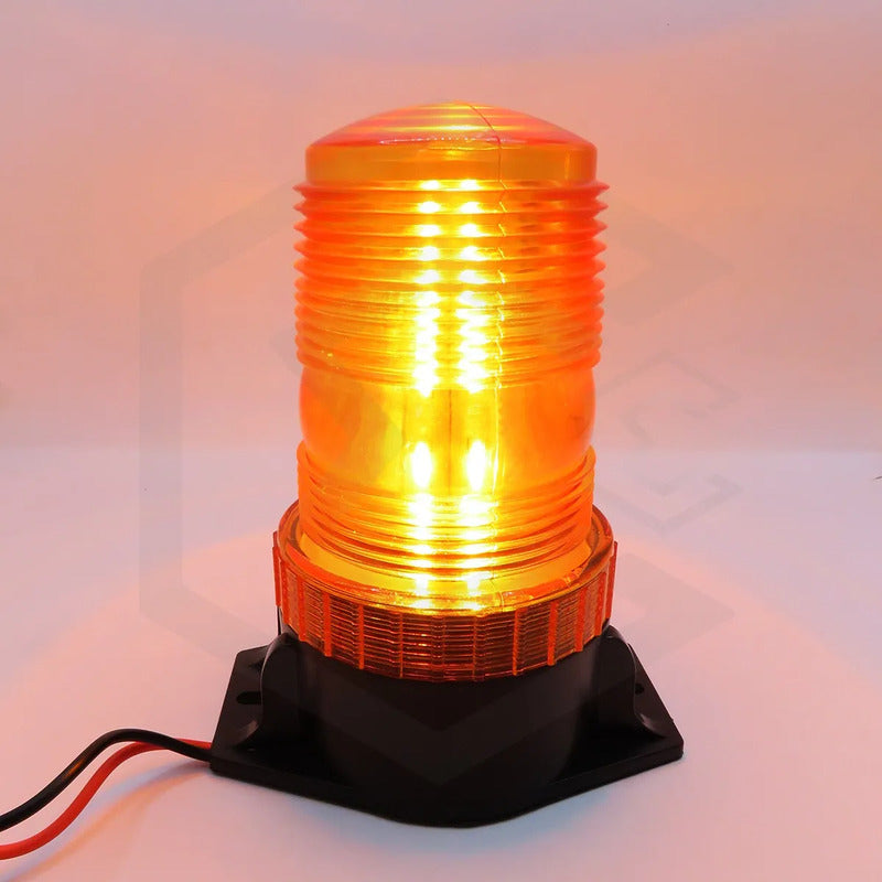 Torreta De 30 Leds Montecarga Luz Amarilla Industrial 9/30 T