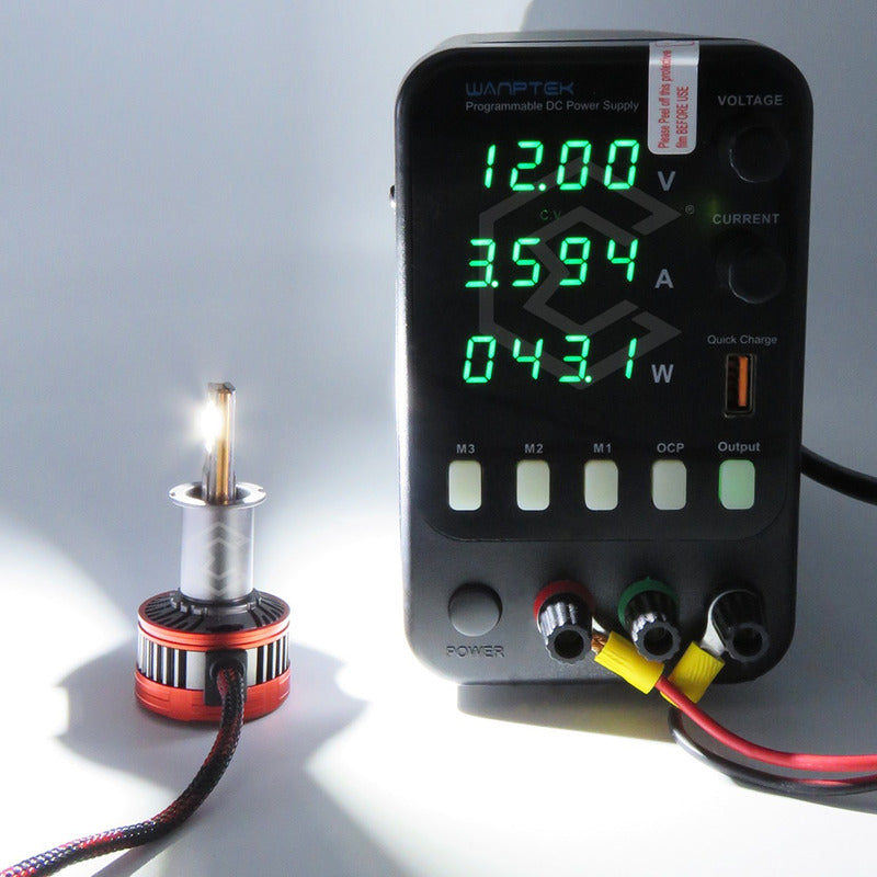 Kit 2 Focos Led H3 Csp Canbus Ventilador Alta Baja 16000lm H3