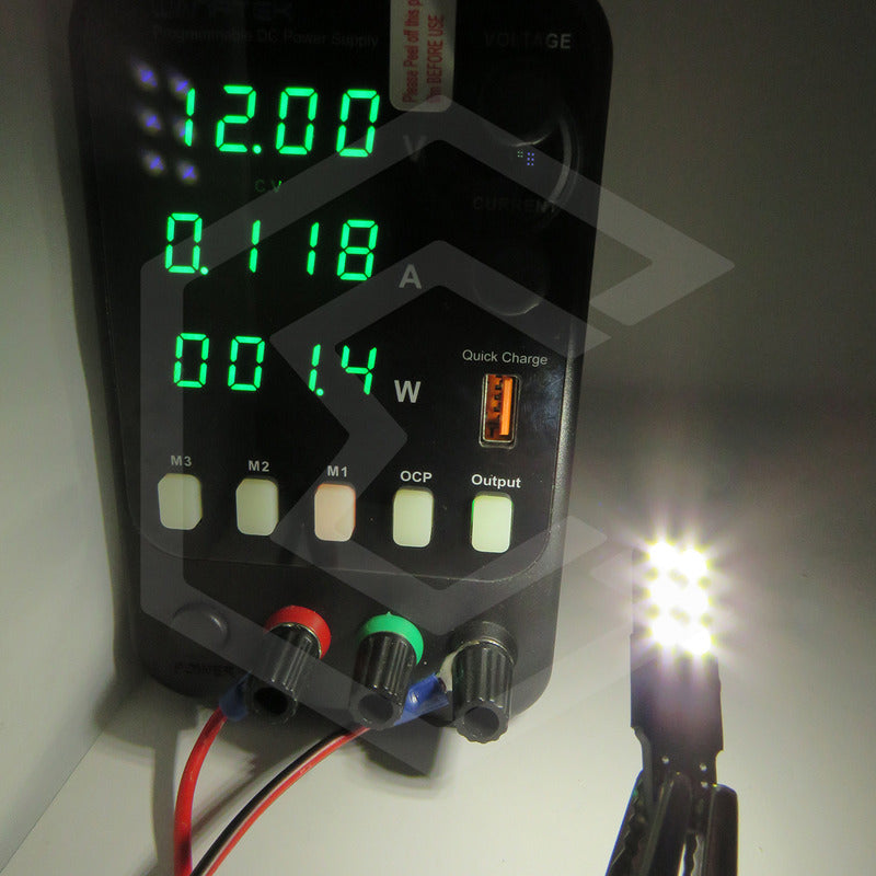 Par De Focos De Pellizco 12 Led 3 Funciones D Estrobo Canbus