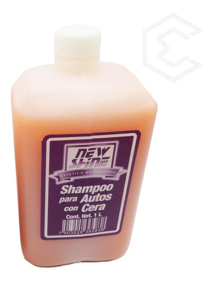 5 Shampoo Para Auto Con Cera Excelente Brillo 1 Litro