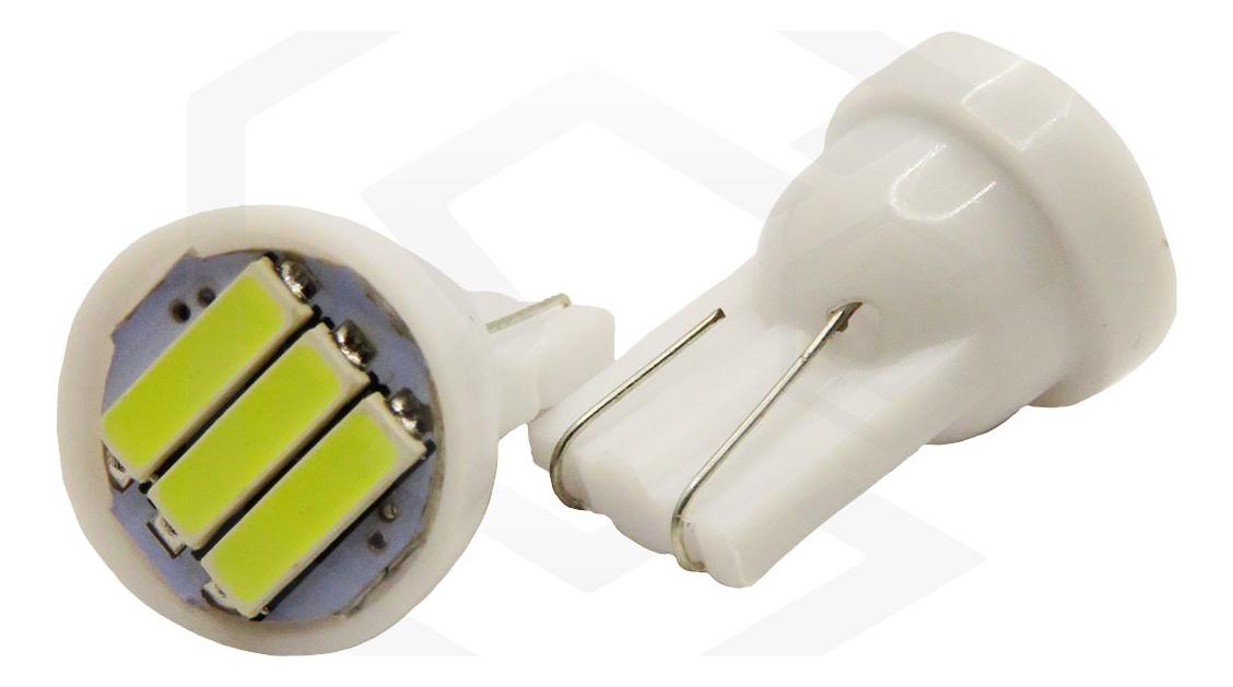Par De Focos De Pellizco 3 Leds Grande Super Potente 12v