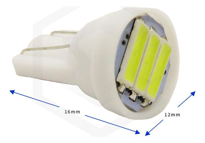 Par De Focos De Pellizco 3 Leds Grande Super Potente 12v