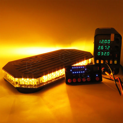 Torreta 42 Leds Bicolor Con Control 38 Funciones Imán 12-24v