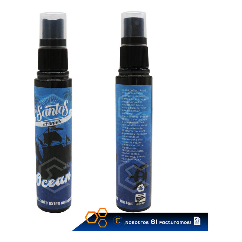 2 Aromatizante Botella Spray Liquido 60ml Auto Casa Ambiente