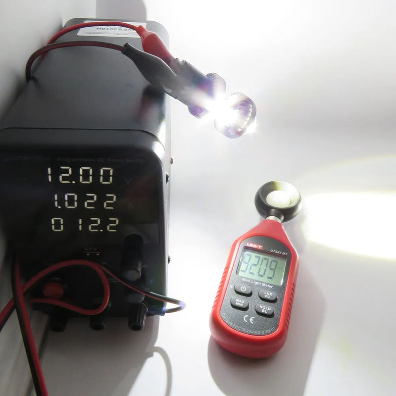 Foco Moto H4 Lupa Proyector Ba20d Bicolor 66 Led 2 Funcion T