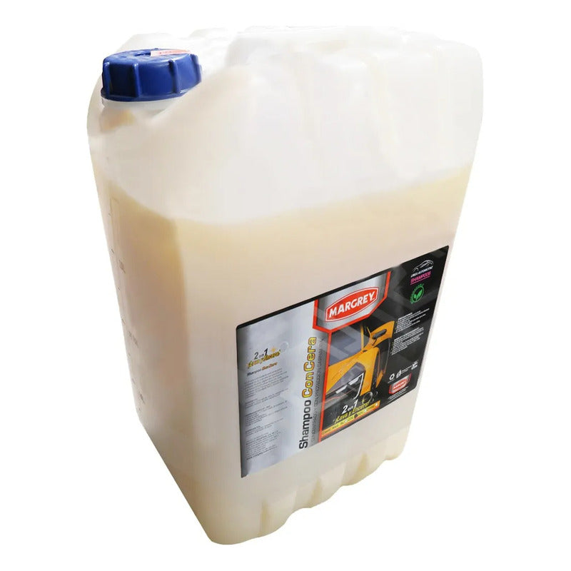 Shampoo Con Cera Carnauba Autos Porron 25l Espuma Margrey