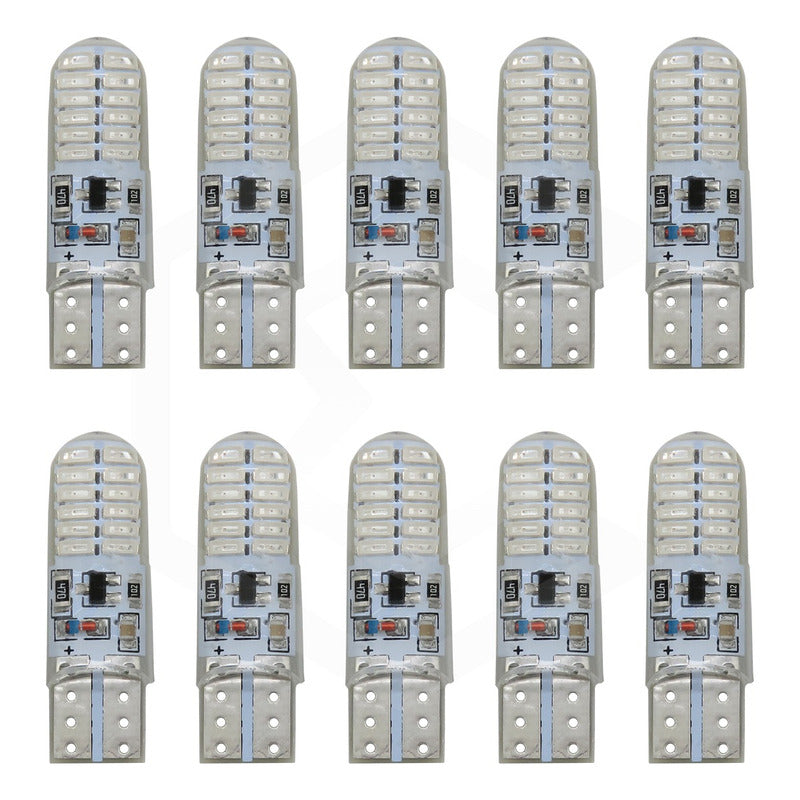 Kit De 50 Focos De Pellizco 24 Leds Canbus Fijo+estrobo 12v
