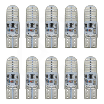 Kit De 50 Focos De Pellizco 24 Leds Canbus Fijo+estrobo 12v