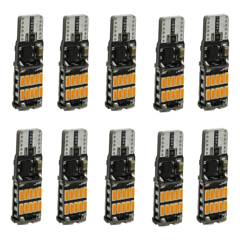 Kit 10 Focos De Pellizco 26 Led Canbus Smd Super Potente 12v