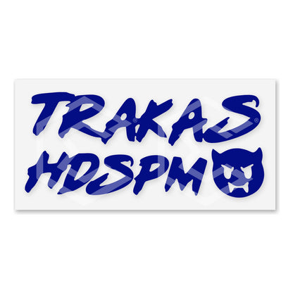 Calcomanía Trakas Hdspm Sticker Vinil Auto Moto 20cm X 9cm