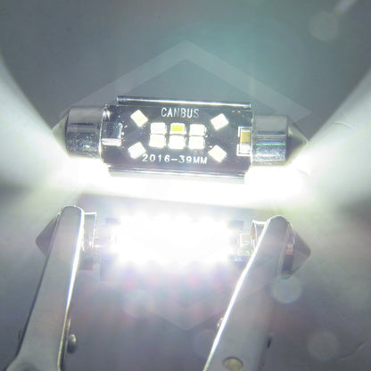 Par De Focos Luz Interior 10 Leds Canbus 31mm 36mm 39mm 41mm