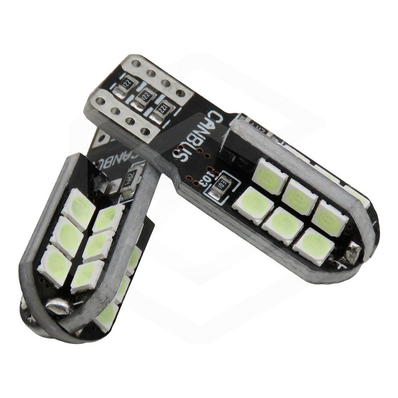 Par De Focos Pellizco T10 24 Leds Canbus 3030 Alta Potencia