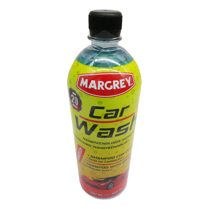 2 Shampoo Con Cera Para Auto Espumoso - Car Wash Margrey 1lt