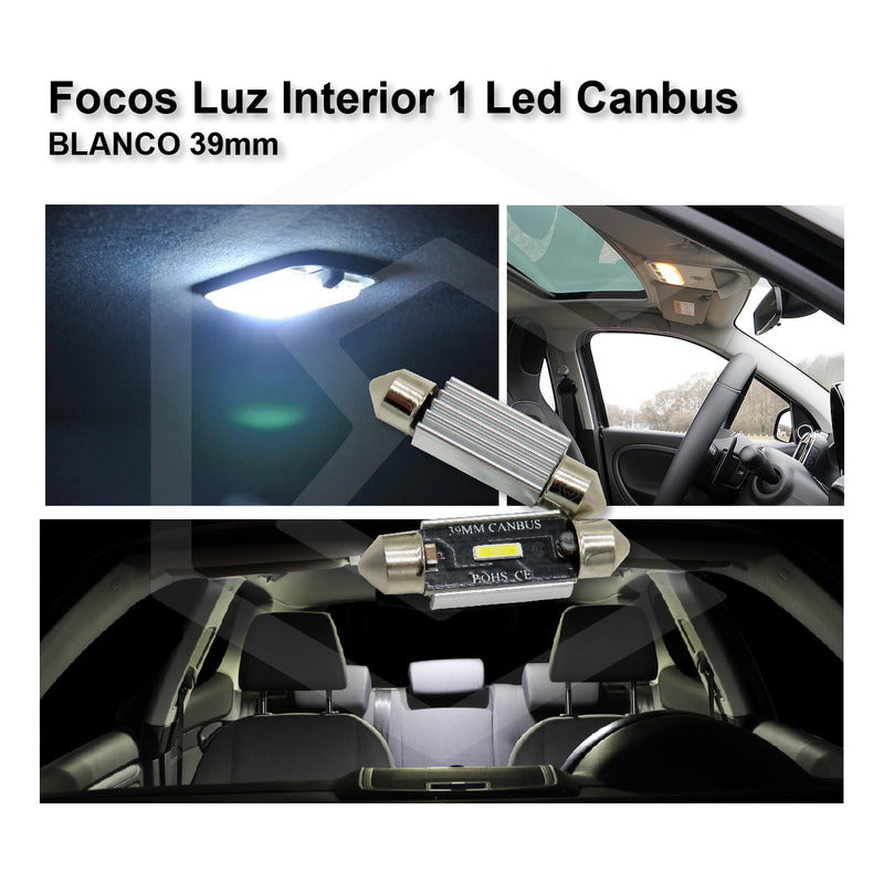 Par De Luz 3 Led Interior Auto Canbus 31mm 41mm 36mm 39mm