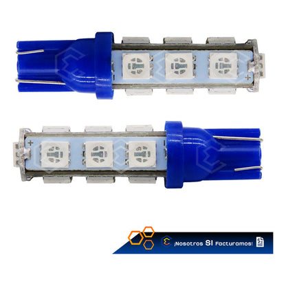 Par De Focos Pellizco 13 Leds 5050 T10-158 Cuartos Stop 12v