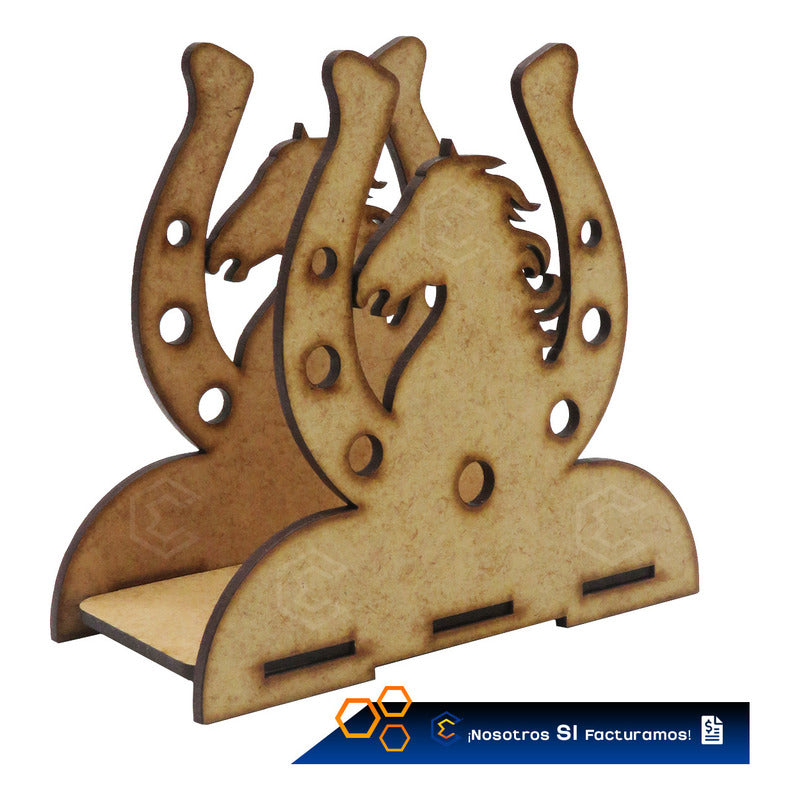 Kit 60 Servilletero Vaquero Sombrero Recuerdos 12cm Mdf 3mm