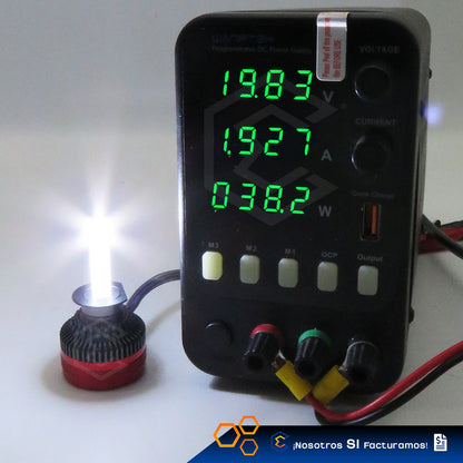 2 Focos Led H1 Cuarzo Ventilador Alta Baja 15,000lm 12-24v H1