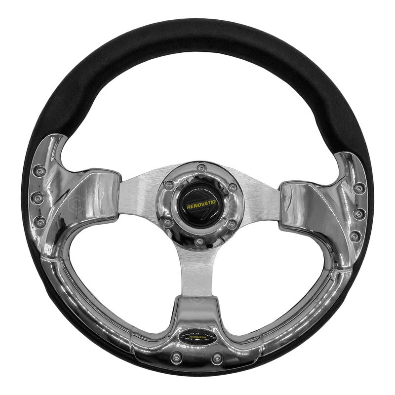 Volante Deportivo Universal De Metal Con 8 Pernos 320mm