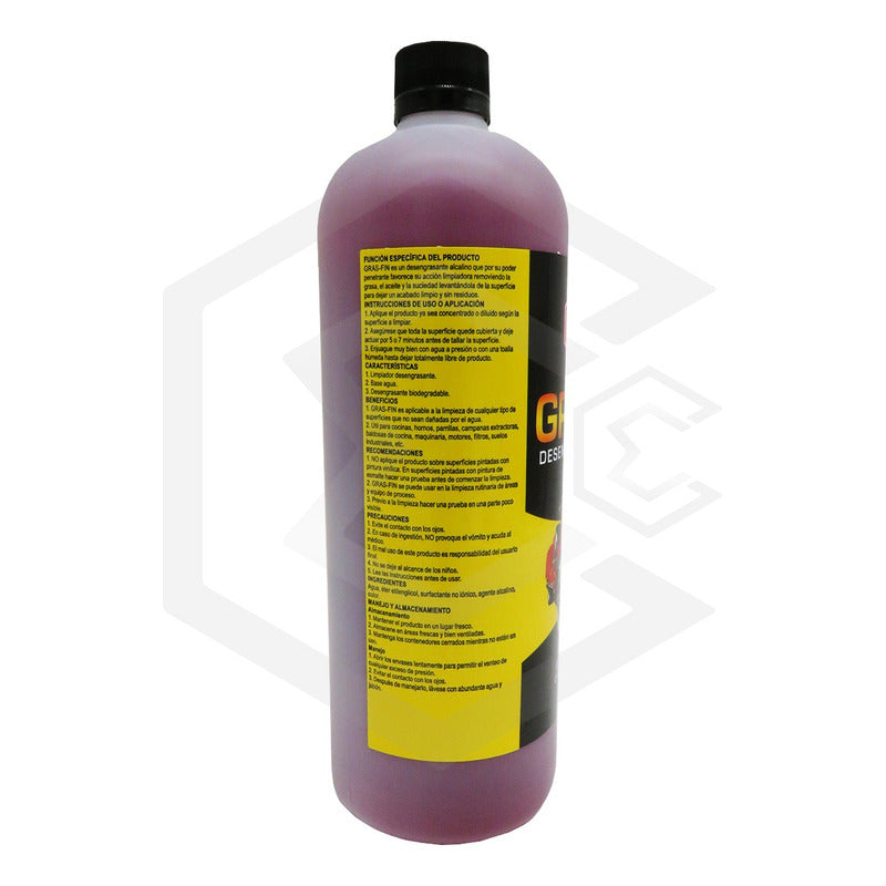 Desengrasante Automotriz Multiusos Gras-fin Margrey De 1 Lt Violeta