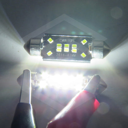 Kit 10 Focos Luz Interior 10 Leds Canbus 31mm 36mm 39mm 41mm