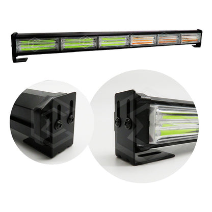 Barra Torreta Led Cob 6 Módulos Estrobo Código 16 Funciones